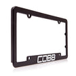 Cobb Black License Plate Frame COBB License Plate Relocation  AXOPROS