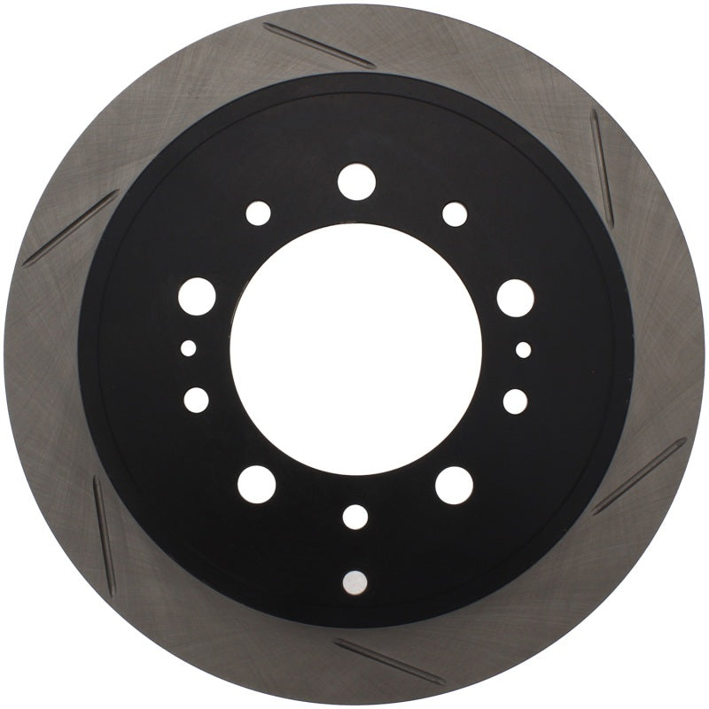 StopTech Power Slot 08-09 Lexus LX450/470/570 / 07-09 Toyota Tundra Slotted Left Rear Rotor Stoptech Brake Rotors - Slotted  AXOPROS