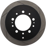 StopTech Power Slot 08-09 Lexus LX450/470/570 / 07-09 Toyota Tundra Slotted Left Rear Rotor Stoptech Brake Rotors - Slotted  AXOPROS