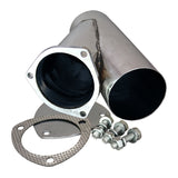 QTP 4in Weld-On QTEC Exhaust Cutout Y-Pipe QTP Y Pipes  AXOPROS