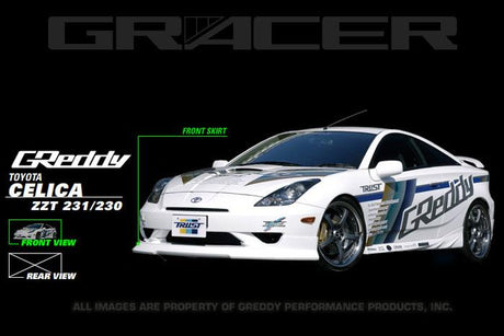 GReddy 03-05 Toyota Celica Front Lip Spoiler GReddy Lips & Splitters  AXOPROS