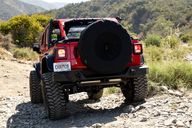 Rampage 2018-2019 Jeep Wrangler(JL) Sport 2-Door Tire Cover w/Camera Slot 37in - Black Rampage Car Covers  AXOPROS