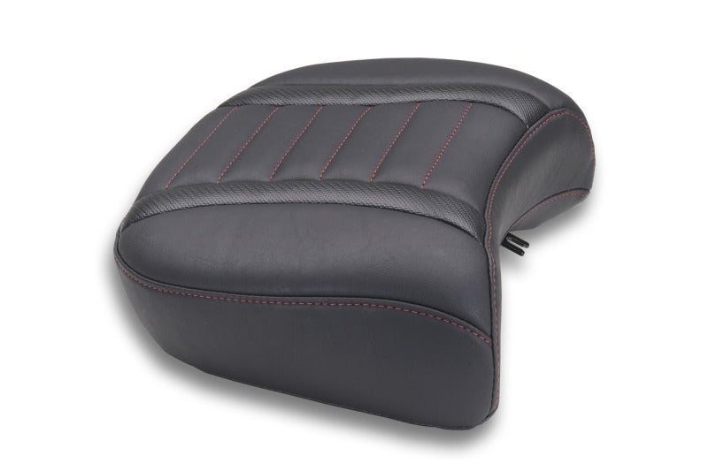 Mustang 23-25 Harley CVO Rd Glide Std, Str Glide and Rd Glide, Deluxe Touring Wide Passenger Black Mustang Motorcycle Passenger Motorcycle Seats  AXOPROS