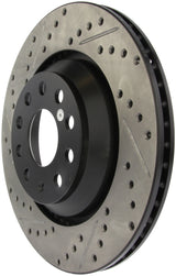 StopTech 09 VW Passat CC / 06-09 Passat Slotted & Drilled Right Rear Rotor Stoptech Brake Rotors - Slot & Drilled  AXOPROS