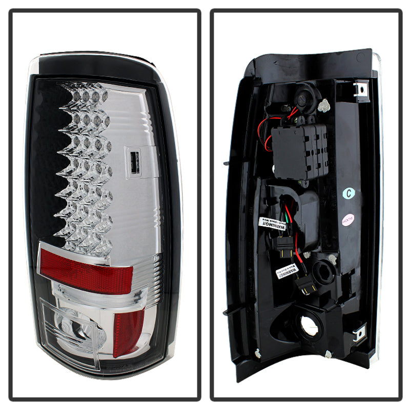Spyder Chevy Silverado 1500/2500 03-06 (Does Not Fit Stepside)LED Tail Lights Chrm ALT-YD-CS03-LED-C SPYDER Tail Lights  AXOPROS