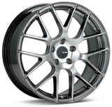 Enkei Raijin 18x8.5 38mm Offset 5x114.3 Bolt Pattern 72.6 Bore Diameter Hyper Silver Wheel Enkei Wheels - Cast  AXOPROS