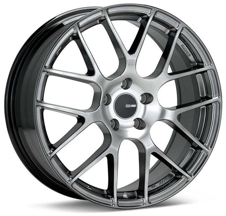 Enkei Raijin 18x8.5 38mm Offset 5x114.3 Bolt Pattern 72.6 Bore Diameter Hyper Silver Wheel Enkei Wheels - Cast  AXOPROS