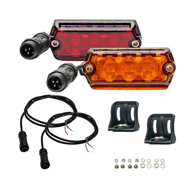 Nacho Lighting Nano Chase Light - Amber-Red Nacho Offroad Technology Wire Loom  AXOPROS