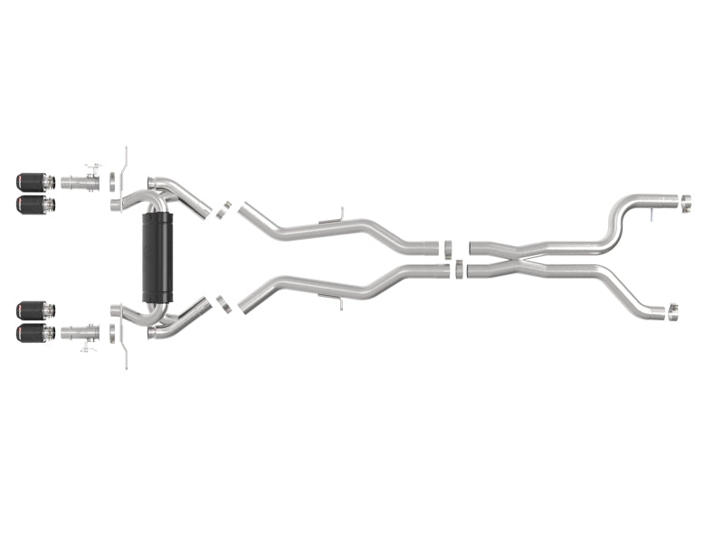 aFe 23-25 BMW M2 L6-3.0L (G87) MACH Force-Xp Cat-Back Exhaust w/ Carbon Fiber Tip aFe Catback  AXOPROS