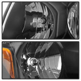 Xtune Toyota 4Runner 03-05 Crystal Headlights Black HD-JH-T4R03-AM-BK SPYDER Headlights  AXOPROS