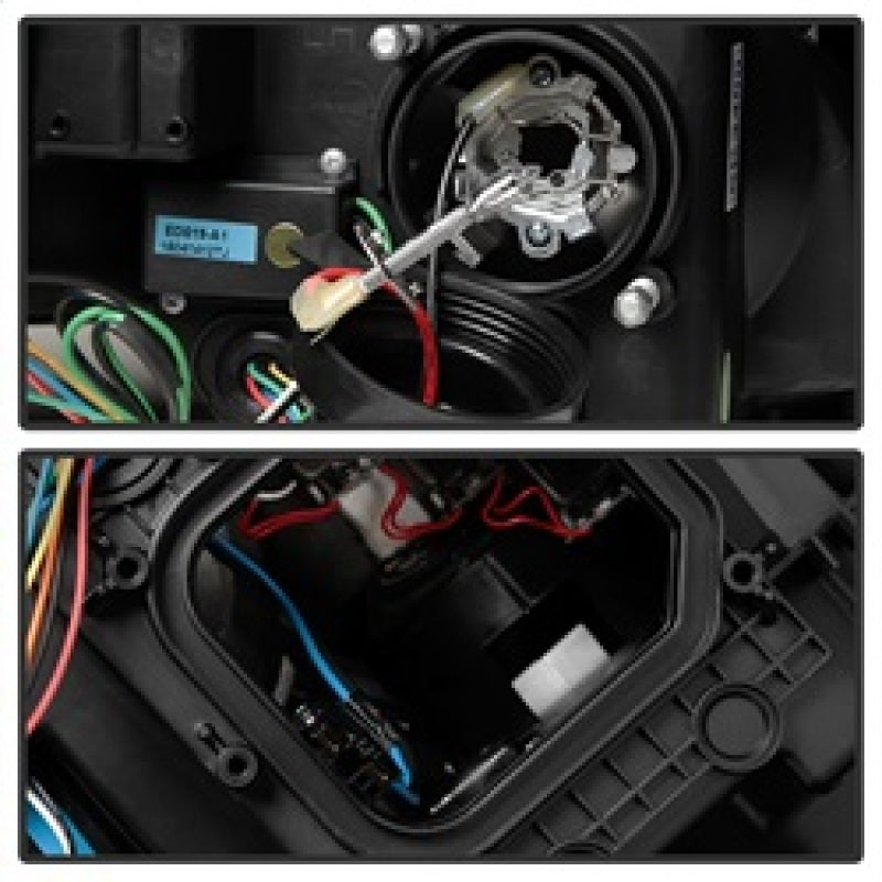 Spyder Lexus GS 300 / 350 / 450 06-11 Headlights - HID Model Only - Black PRO-YD-LG06-HID-DRL-BK SPYDER Headlights  AXOPROS