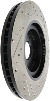 StopTech Infiniti G37 / Nissan 370Z SportStop Slotted & Drilled Front Right Rotor Stoptech Brake Rotors - Slot & Drilled  AXOPROS