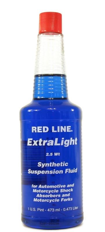 Red Line ExtraLight 2.5WT Suspension Fluid - 16oz. Red Line Hydraulic Oils  AXOPROS