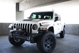 DV8 Offroad 18-23 Jeep Wrangler JL / 20-23 Jeep Gladiator JT FS-7 Mid-Width Winch Front Bumper DV8 Offroad Bumpers - Steel  AXOPROS