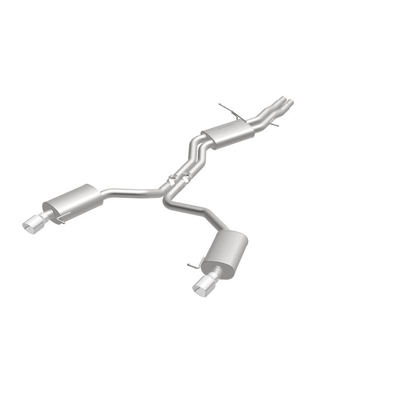 MagnaFlow Sys C/B 12-15 Audi A6 / A7 3.0L V6 SS 2.5in Dual Split Rear Ext 4in Tips Magnaflow Catback  AXOPROS