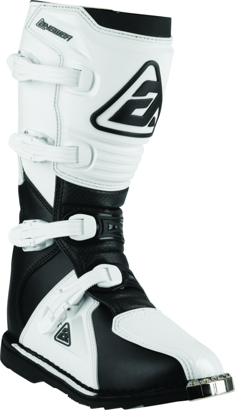 Answer AR1 Boot Black/White Size - 10 Answer Motorcycle Boots  AXOPROS