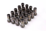 Project Kics 12X1.50 R40 Iconix Classical Lug Nuts w/ Black Plastic Cap - 20 - No Locks Project Kics Lug Nuts  AXOPROS