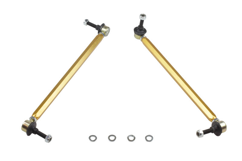 Whiteline 10+ Chevy Camaro FR Coupe Front Sway Bar - Link Assy H/D Adj Steel Ball (360mm C to C) Whiteline Sway Bar Endlinks  AXOPROS