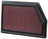 K&N Replacement Panel Air Filter for 2014 Jeep Cherokee 2.4L/3.2L K&N Engineering Air Filters - Drop In  AXOPROS