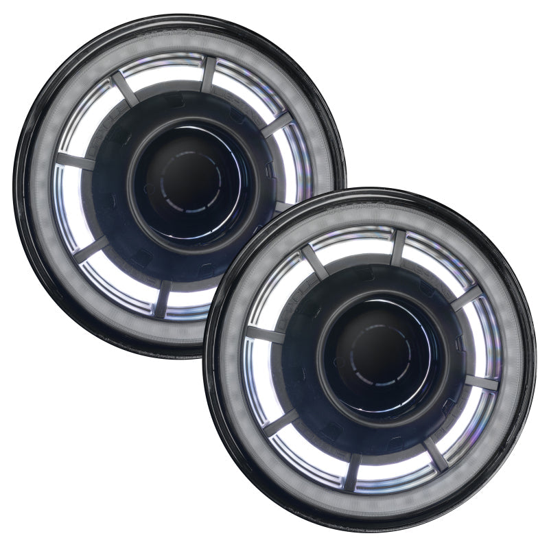 Oracle Oculus 7in ColorSHIFT Bi-LED Projector Headlights for Jeep Wrangler JK SEE WARRANTY ORACLE Lighting Headlights  AXOPROS