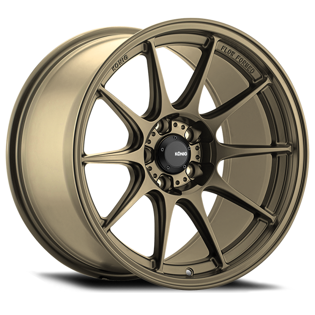 Konig Dekagram 18x8.5 5x114.3 ET35 Gloss Bronze Konig Wheels - Cast  AXOPROS