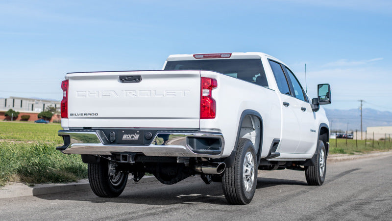 Borla 20-22 Chevrolet/GMC Silverado/Sierra 6.6L T-304 SS Cat-Back S-Type Exhaust - Brushed Borla Catback  AXOPROS