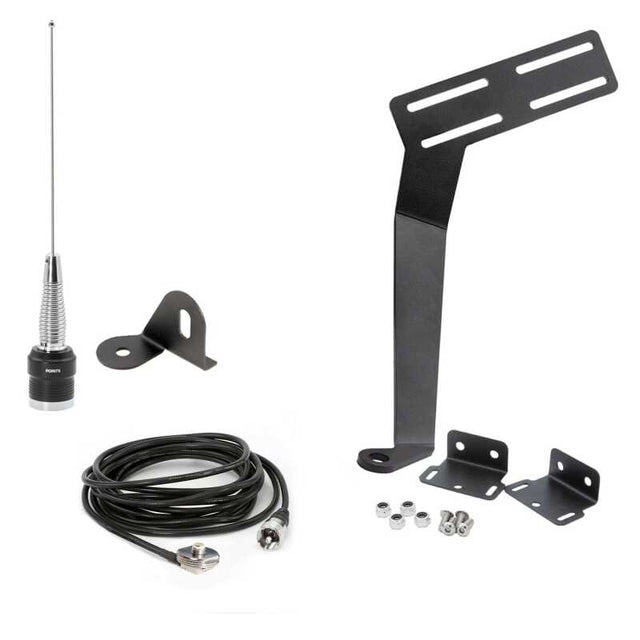 Rugged Radios 07-10 JK(2D) / 07-19 JKU(4D) 2-Way GMRS Radio Kit / 41 Watt - G1 Waterproof Rugged Radios Radio Communications  AXOPROS
