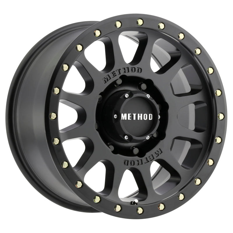 Method MR305 NV HD 18x9 +18mm Offset 8x6.5 130.81mm CB Matte Black Wheel Method Wheels Wheels - Cast  AXOPROS