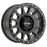 Method MR305 NV HD 18x9 +18mm Offset 8x6.5 130.81mm CB Matte Black Wheel Method Wheels Wheels - Cast  AXOPROS