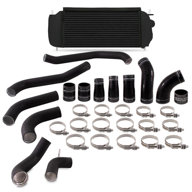 Mishimoto 2017+ Ford F150 3.5L EcoBoost Performance Intercooler Kit - Black Cooler Black Pipes Mishimoto Intercooler Kits  AXOPROS