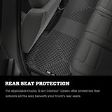 Husky Liners 10-15 Dodge Ram Mega Cab X-Act Contour Black 2nd Row Floor Liners Husky Liners Floor Mats - Rubber  AXOPROS