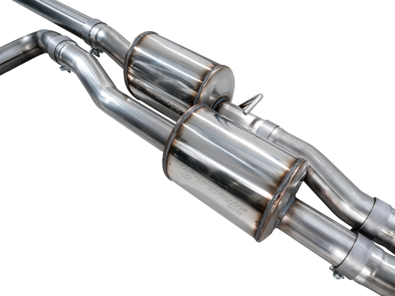 AWE Tuning AWE Tuning 2025+ RAM 1500 RHO 3.0 I6 TT 0FG Dual Rear Exit Cat-Back Exhaust - Diamond Black Tips Catback aftermarket performance part