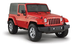 Bushwacker 07-18 Jeep Wrangler Pocket Style Flares 2pc Fits 2-Door Sport Utility Only - Black Bushwacker Fender Flares  AXOPROS