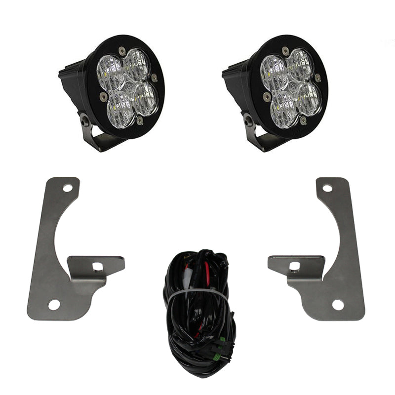 Baja Designs 13-16 Jeep JK Rubicon X/10th Anne/Hard Rock Squadron-R Sport LED Light Kit Baja Designs Light Bars & Cubes  AXOPROS