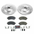 Power Stop 18-19 Subaru Crosstrek Front Z23 Evolution Sport Brake Kit PowerStop Brake Kits - Performance D&S  AXOPROS