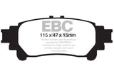 EBC 13+ Lexus GS350 3.5 RWD Ultimax2 Rear Brake Pads EBC Brake Pads - OE  AXOPROS