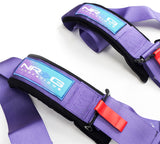 NRG SFI 16.1 5Pt 3 Inch Seat Belt Harness with Pads / Cam Lock - Purple NRG Seat Belts & Harnesses  AXOPROS