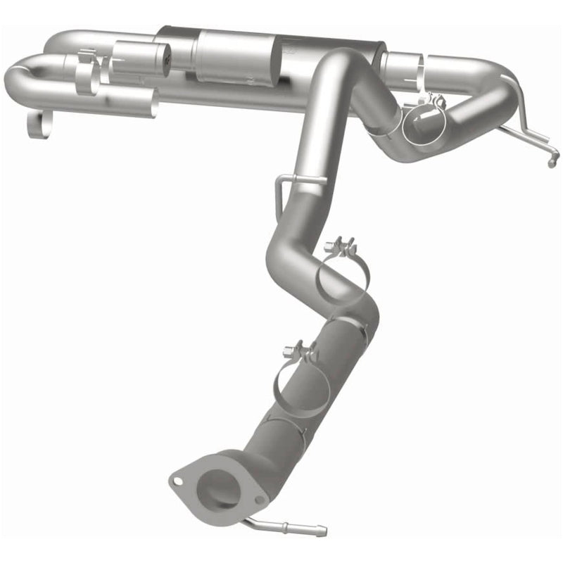 MagnaFlow 2021 Ford Bronco Overland Series Cat-Back Exhaust w/ Single Straight Driver Exit- No Tip Magnaflow Catback  AXOPROS
