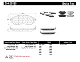 StopTech Performance 06-08 350Z w/ Std Brakes / 06-08 Infiniti G35 Front Brake Pads Stoptech Brake Pads - Performance  AXOPROS
