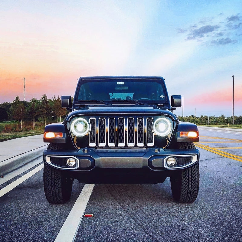Oracle Oculus Bi-LED Projector Headlights for Jeep JL/Gladiator JT - Matte Blk - 5500K ORACLE Lighting Headlights  AXOPROS