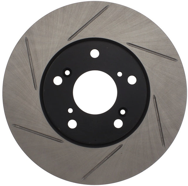 StopTech Power Slot 06-08 Civic GX / 02-04 CR-V / 98-02 Honda Accord V6 / 03-07 Accord 4 cyl/V6 MT Stoptech Brake Rotors - Slotted  AXOPROS