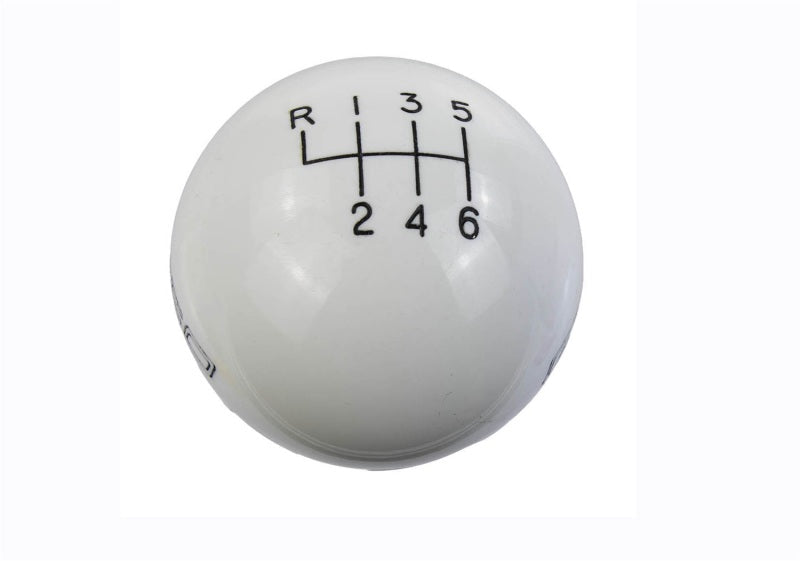 Ford Racing 15-19 Mustang GT350 White 6-Speed Shift Knob Ford Racing Shift Knobs  AXOPROS