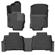 Husky Liners 20-23 Mercedes-Benz GLE350/GLE450 Weatherbeater Black Front & 2nd Seat Floor Liners Husky Liners Floor Mats - Rubber  AXOPROS