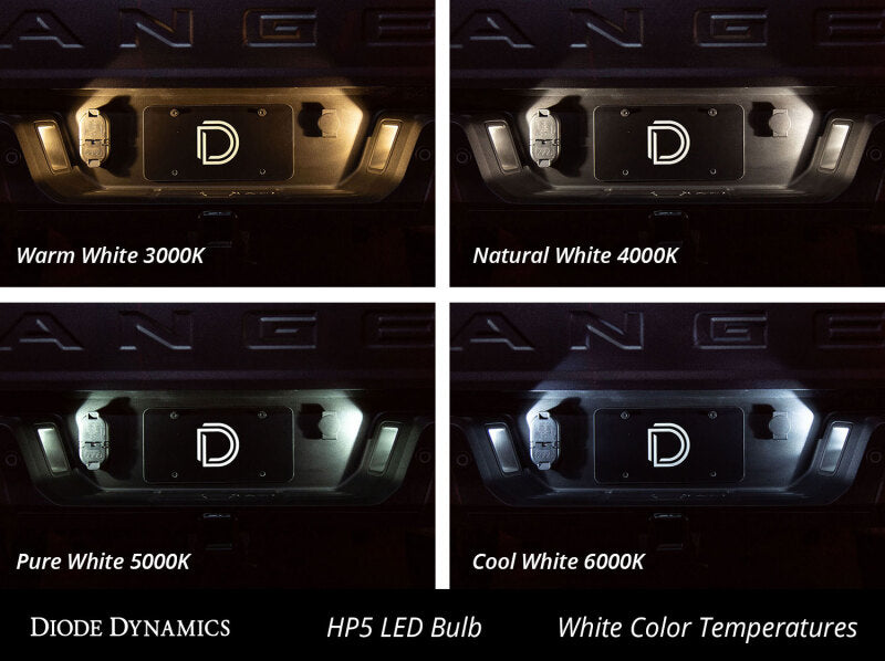 Diode Dynamics 194 LED Bulb HP5 LED - Cool - White (Pair) Diode Dynamics Bulbs  AXOPROS