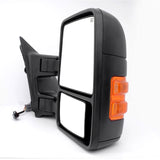 Xtune Pair G2 Ford Superduty 99-07 Heated Amber Signal Telescoping Mirrors MIR-FDSD99S-G2-PW-AM-SET SPYDER Side Mirrors  AXOPROS