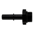 DeatschWerks 8AN ORB Male to 3/8in Male EFI Quick Connect Adapter - Anodized Matte Black DeatschWerks Fuel Components Misc  AXOPROS