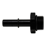 DeatschWerks 8AN ORB Male to 3/8in Male EFI Quick Connect Adapter - Anodized Matte Black DeatschWerks Fuel Components Misc  AXOPROS