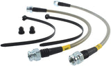 StopTech 00-04 Ferrari F360/04-05 F360 Stradale/96-02 Maranello Front Stainless Steel Brake Line Kit Stoptech Brake Line Kits  AXOPROS