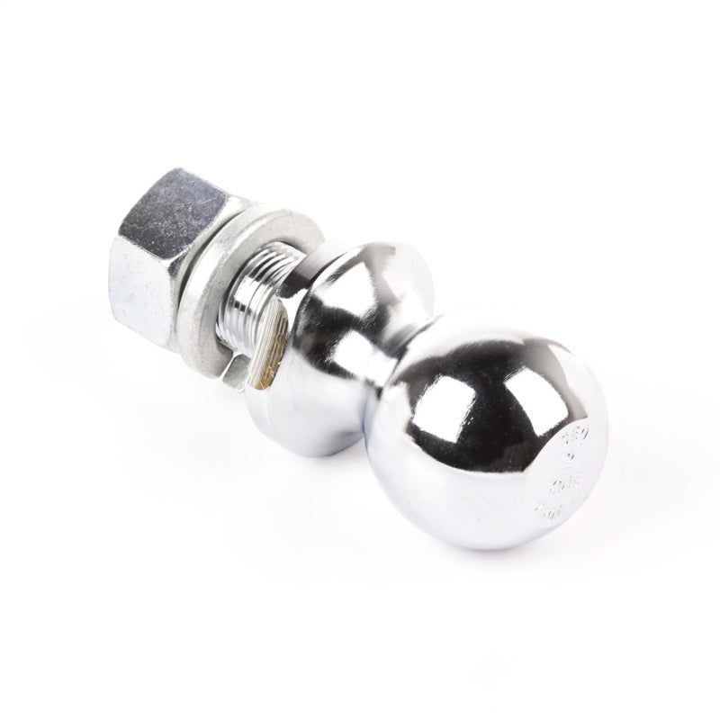Rugged Ridge 2in Trailer Hitch Ball 1in Dia Shank Chrome Rugged Ridge Hitch Accessories  AXOPROS