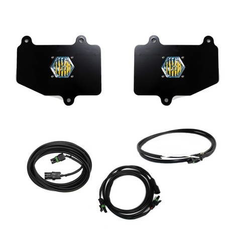 Baja Designs 18+ Jeep Wrangler JT Dual S1 Reverse Kit w/ Upfitter Baja Designs Light Bars & Cubes  AXOPROS